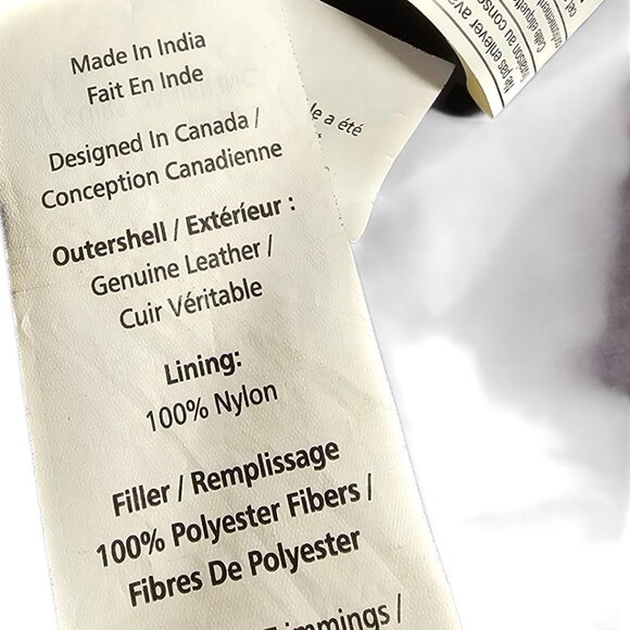 Danier Womens Genuine Leather Matte Black Aysymmetrical Vest, Thinsulate, XL - Picture 9 of 10